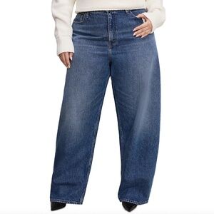 Good American Good Barrel Relaxed Jeans INDIGO740